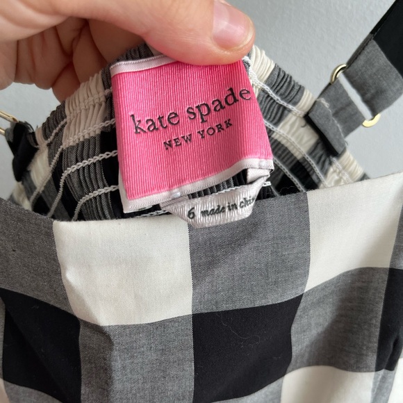 Kate Spade New York Al Fresco Gingham Summer Dress - Picture 3 of 6